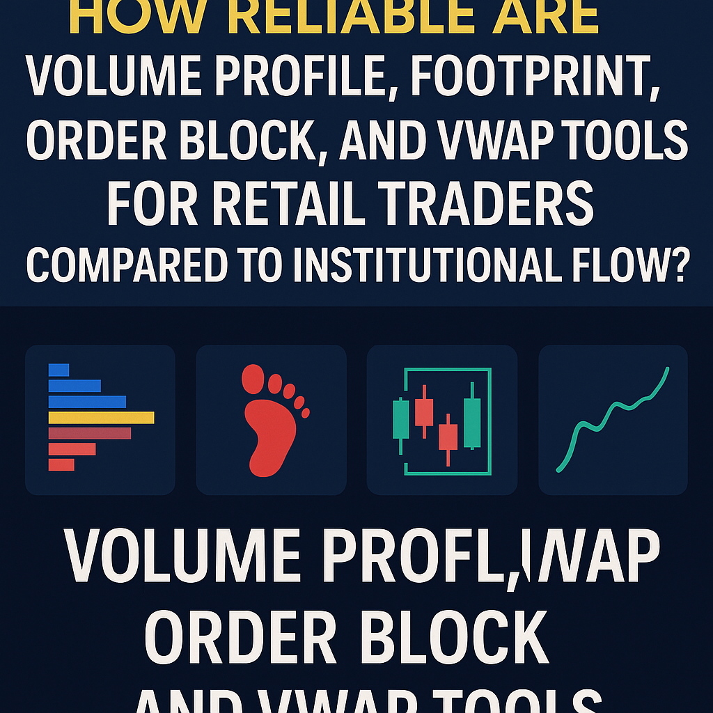 How Reliable Are Volume Profile, Footprint, Order Block, and VWAP Tools for Retail Traders Compared to Institutional Flow?
