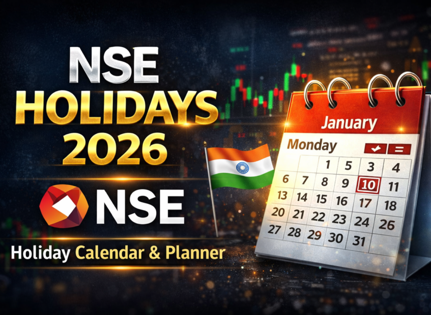 NSE Holidays 2026: Complete Stock Market Holiday Calendar & Planner