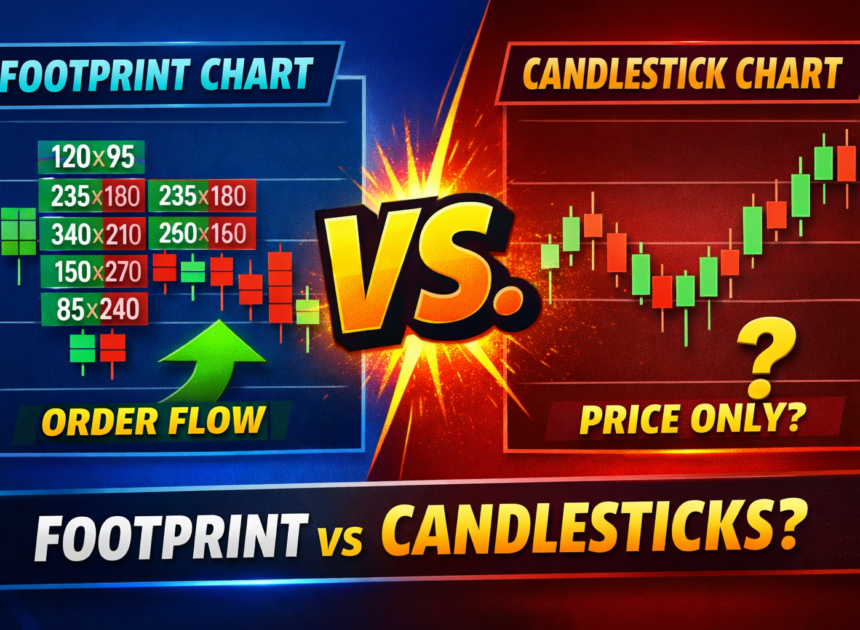 Difference Between Footprint vs Traditional Candlesticks