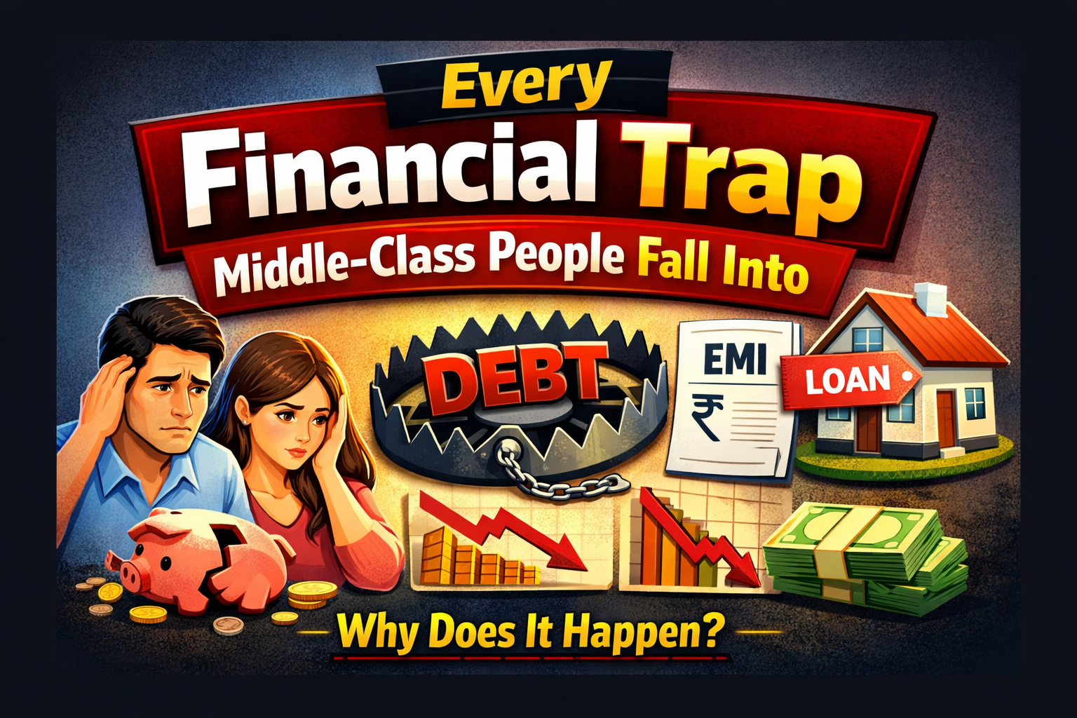 Every Financial Trap Middle-Class People Fall Into — Explained Clearly