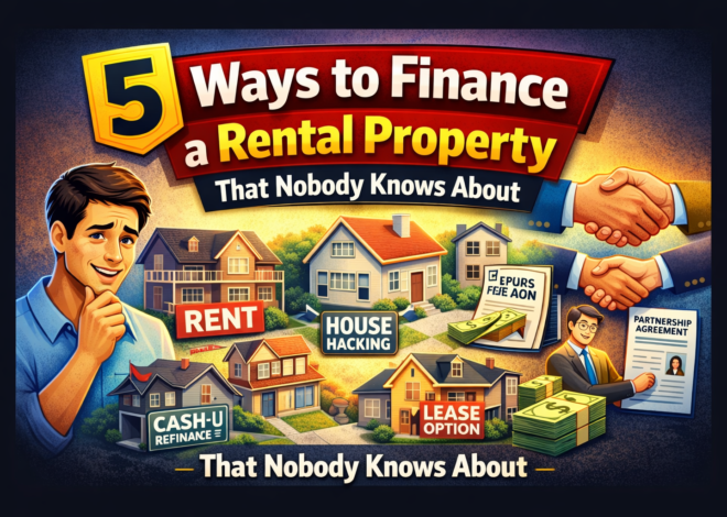 5 Ways to Finance a Rental Property That Nobody Knows About