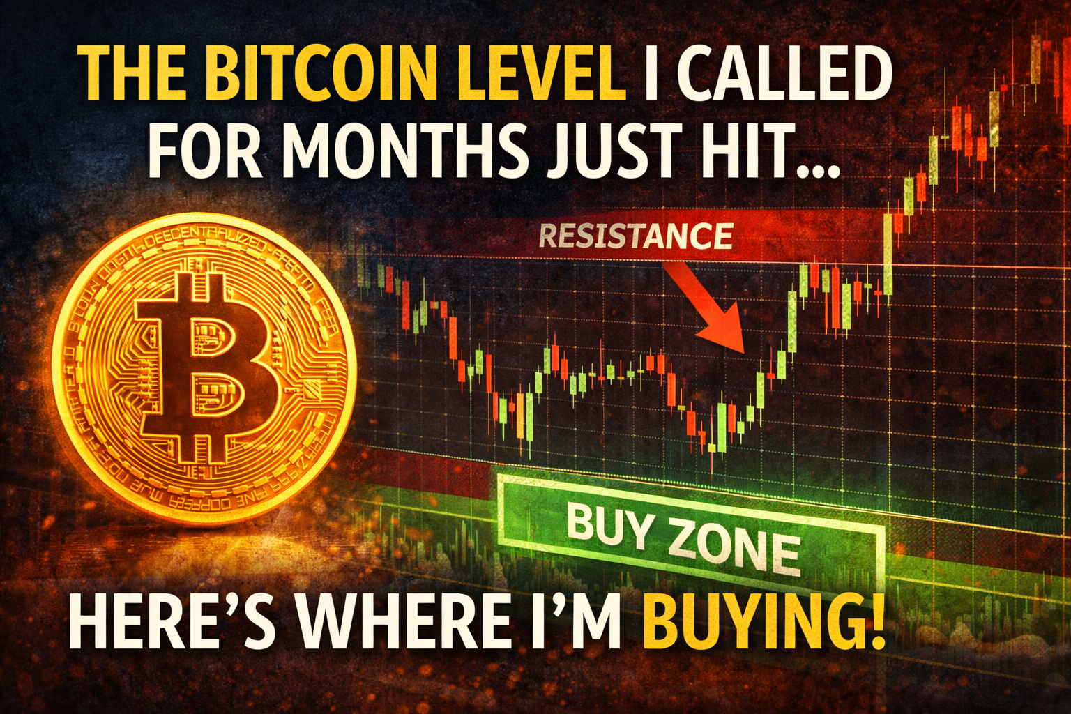 THE BITCOIN LEVEL I CALLED FOR MONTHS JUST HIT — HERE’S WHERE I’M BUYING!
