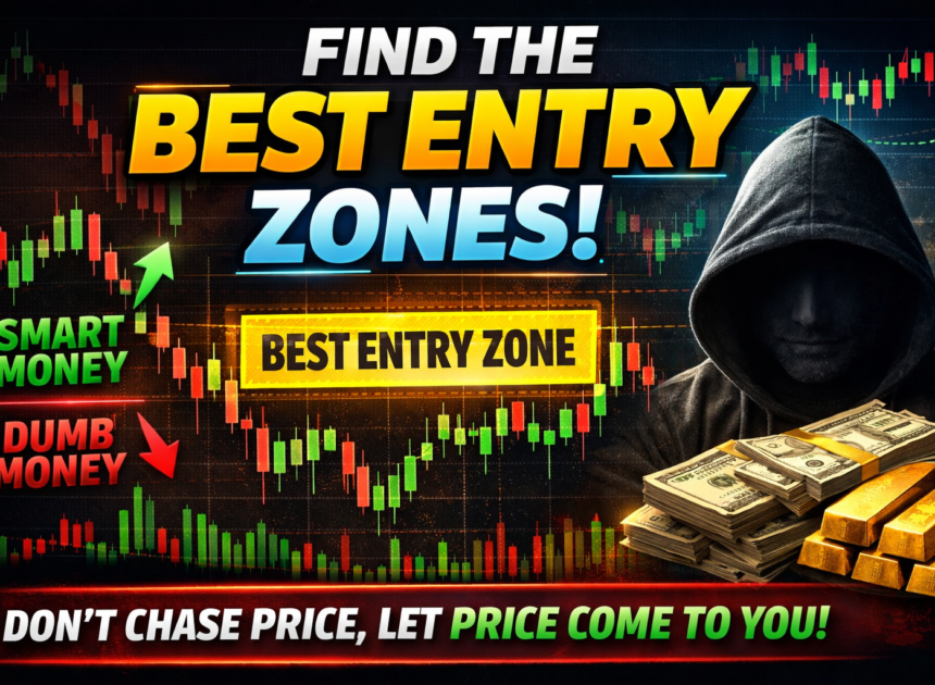 How To Find the BEST Entry Zones (Smart Money Doesn’t Chase Price)