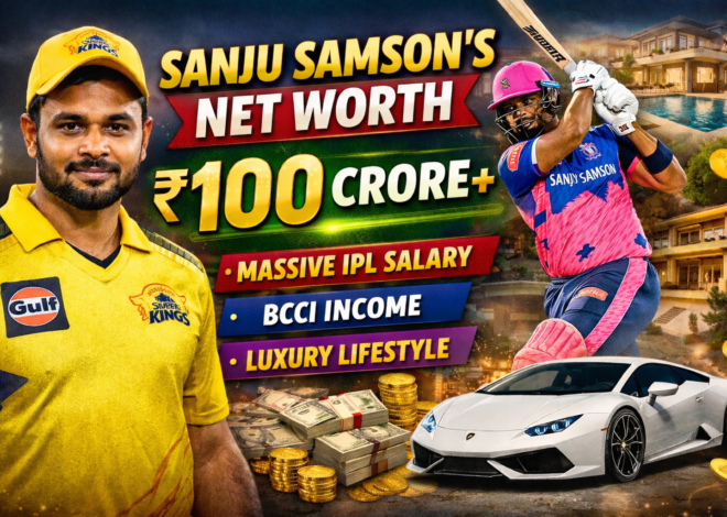 Sanju Samson’s Jaw-Dropping Net Worth: IPL Salaries, BCCI Payouts, Luxury Lifestyle & More