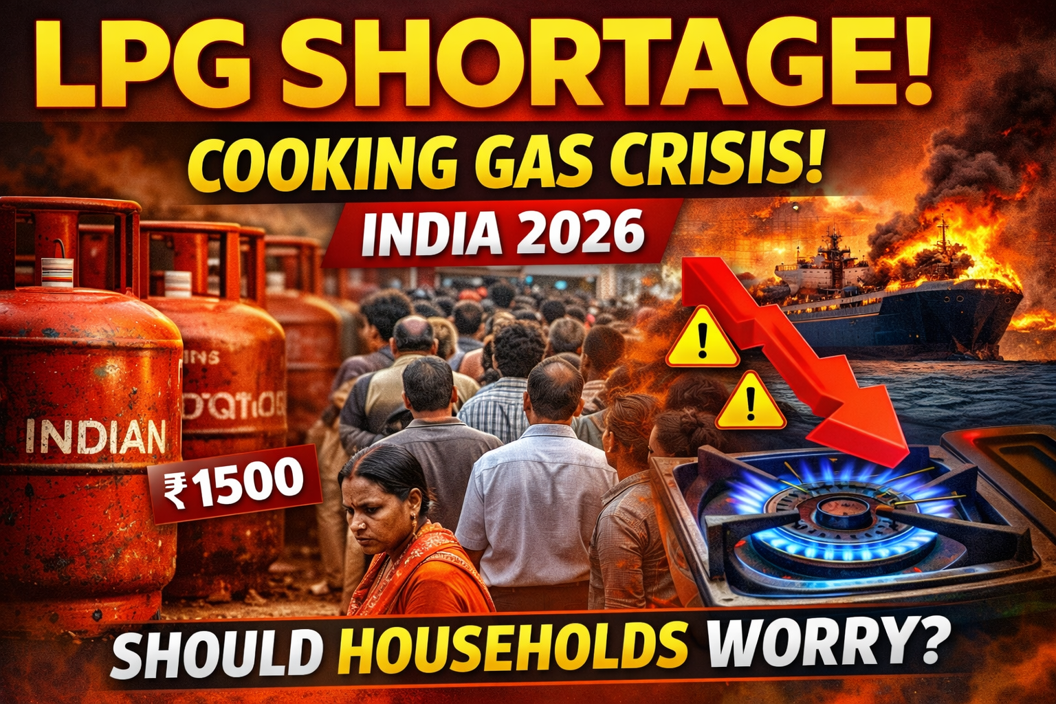LPG Shortage 2026: Why India Is Facing a Cooking Gas Crisis and What It Means for Households