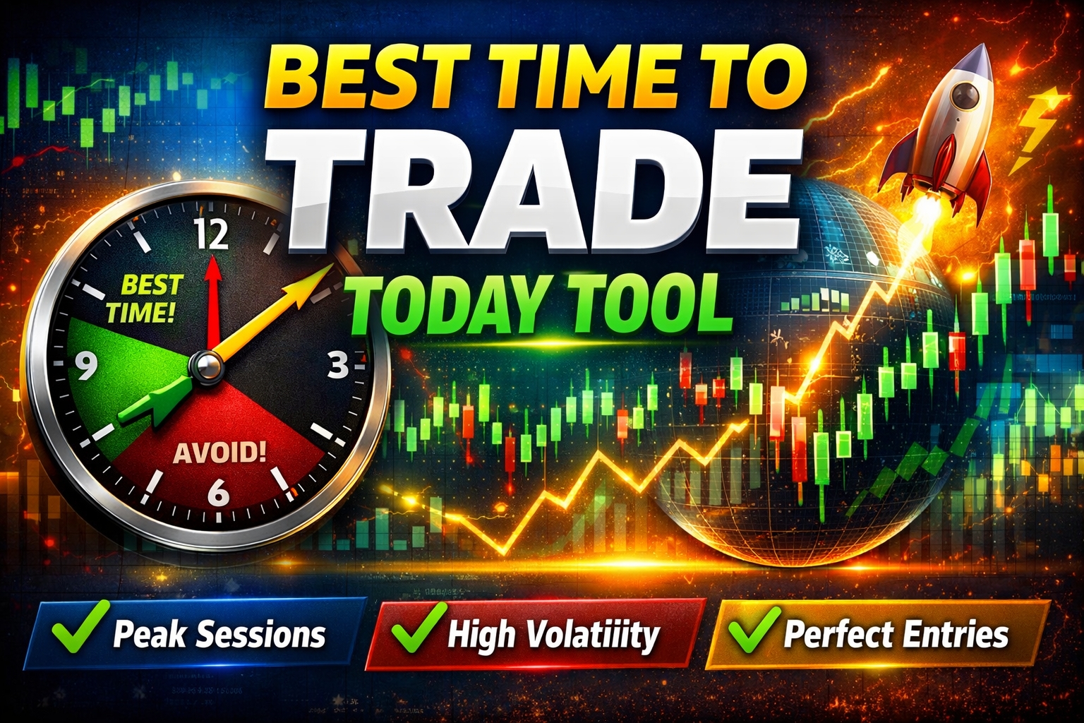 Best Time to Trade Today Tool – Find the Most Profitable Trading Hours Instantly