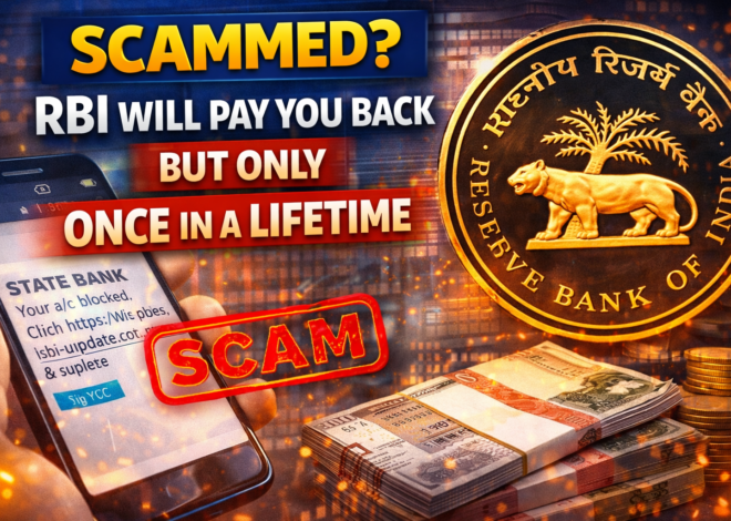 Scammed? RBI Will Pay You Back — But Only Once in a Lifetime