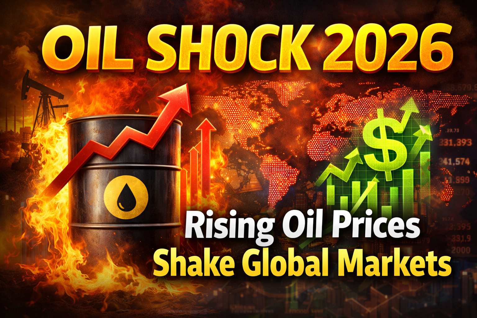 Oil Shock 2026: How Rising Crude Prices Are Shaking Global Markets