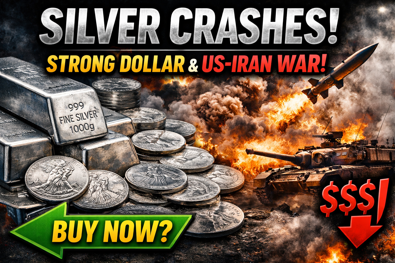 Silver Rate Today Fell on Stronger Dollar as US-Iran War Rages – Should You Buy?